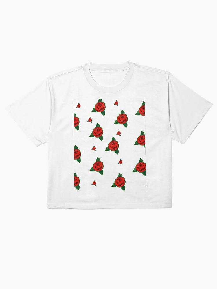 Thumbnail 1 of 4, Boxy T-Shirt, Roses designed and sold by Rif Khasanov.