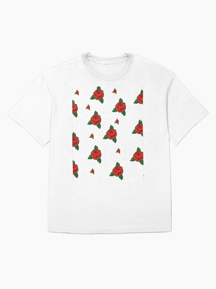 Thumbnail 1 of 7, Oversized T-Shirt, Roses designed and sold by Rif Khasanov.