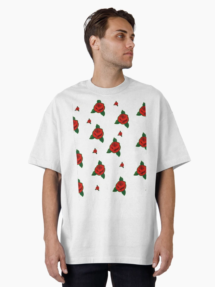 Thumbnail 2 of 7, Oversized T-Shirt, Roses designed and sold by Rif Khasanov.