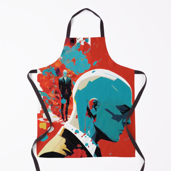 Item preview, Agent 47 from Hitman drawing designed and sold by ChargedShapes.