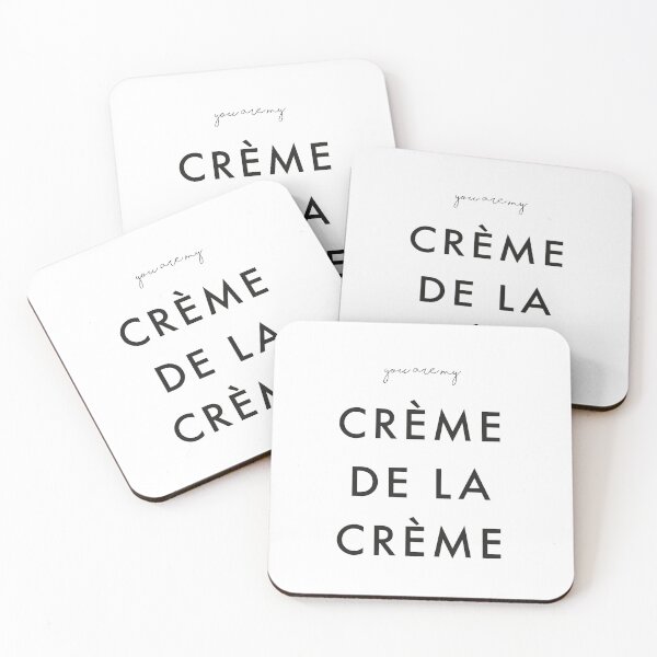 Item preview, Creme de la creme... designed and sold by HoneymoonHotel.