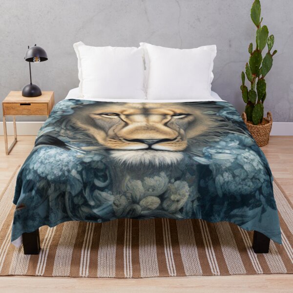 Item preview, Lions Head Flower Style Unique Art Created by AI designed and sold by tpixx.