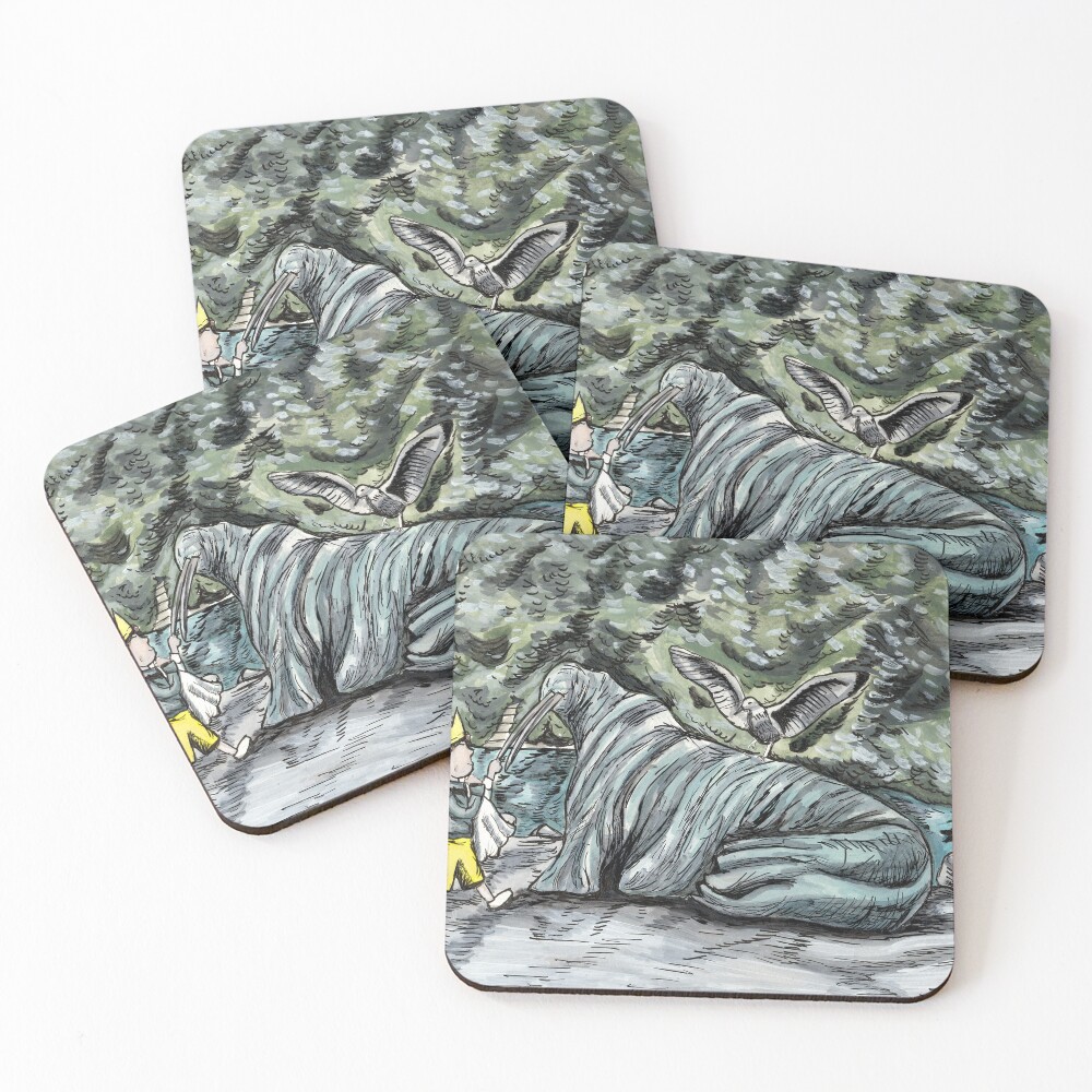 Item preview, Coasters (Set of 4) designed and sold by RiceDrawings.