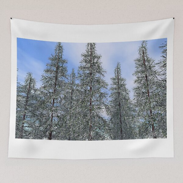 Item preview, Winter tops in the fir trees of the mountains designed and sold by alanoix.