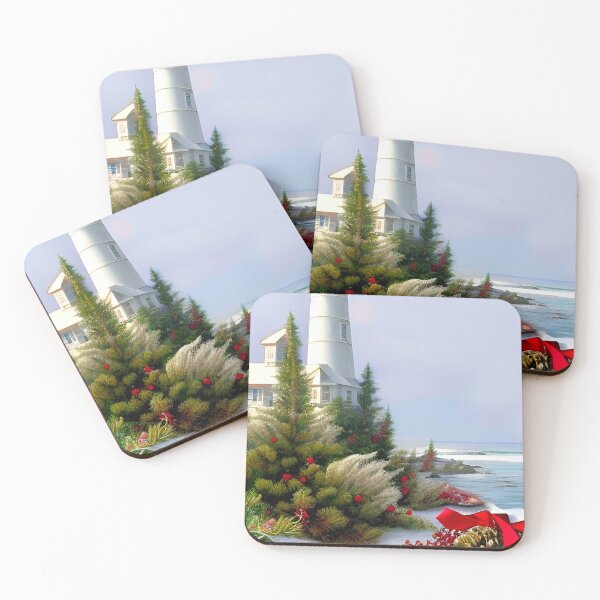 Item preview, Christmas at the Ocean Lighthouse  designed and sold by Elaine Manley.