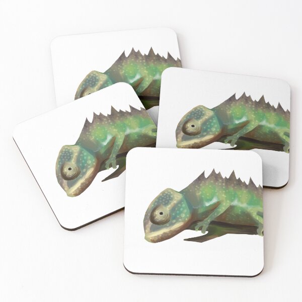Item preview, Chameleon on a Stick Painting designed and sold by DukkyDuck.