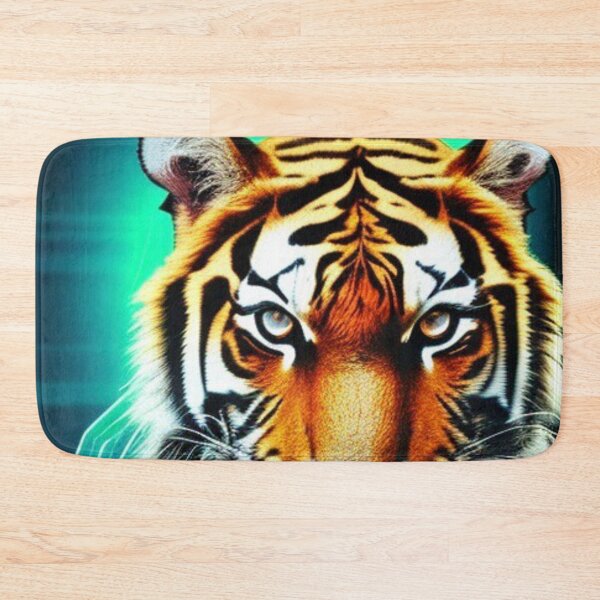 Item preview, Cyber Tiger Head Unique Art Created by AI designed and sold by tpixx.