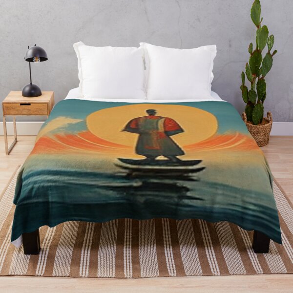 Item preview, ninja chinese man surfing designed and sold by MaissaArt.