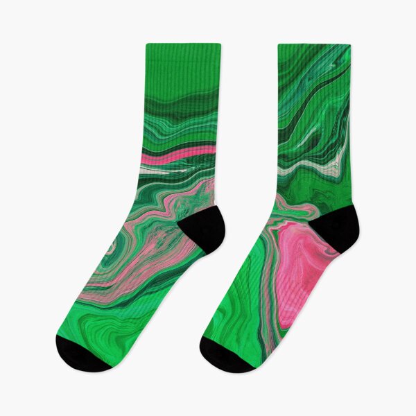 Item preview, Aesthetic and Elegant Green and Pink Janzay Trending Marble Swirls designed and sold by Janzay.