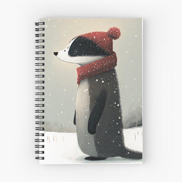Item preview, Badger in the snow designed and sold by NattyCorvus.