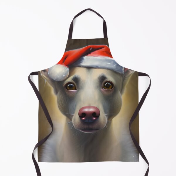 Item preview, Christmas Australian Kelpie Wearing A Santa Hat designed and sold by ZenEverAI.