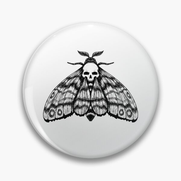 Item preview, skull moth designed and sold by DerSenat.