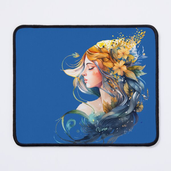 Item preview, Zodiac Sign VIRGO - Watercolour Illustration of astrology Virgo designed and sold by KOTOdesign.