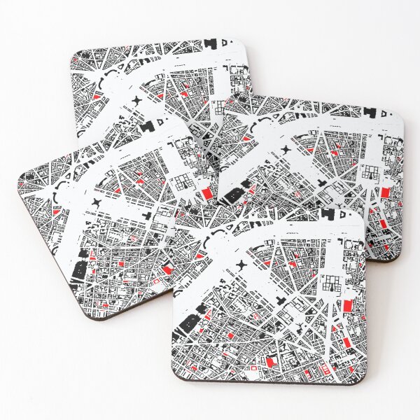 Item preview, Map of Paris, France, with its schools in color designed and sold by jean-nicolas.