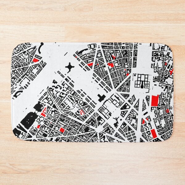 Item preview, Map of Paris, France, with its schools in color designed and sold by jean-nicolas.