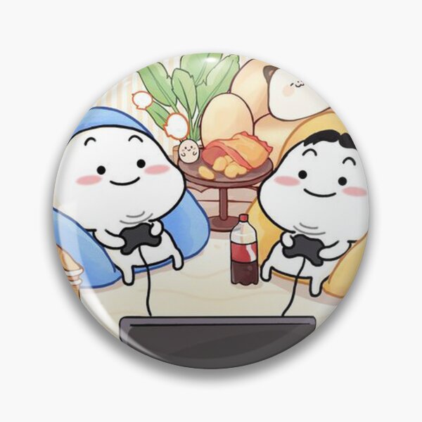 Item preview, Couple Pentol Are Playing Video Games Together designed and sold by malconerh.