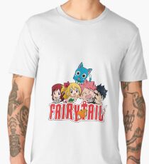 Camiseta premium para hombre Fairy Tail Chibi