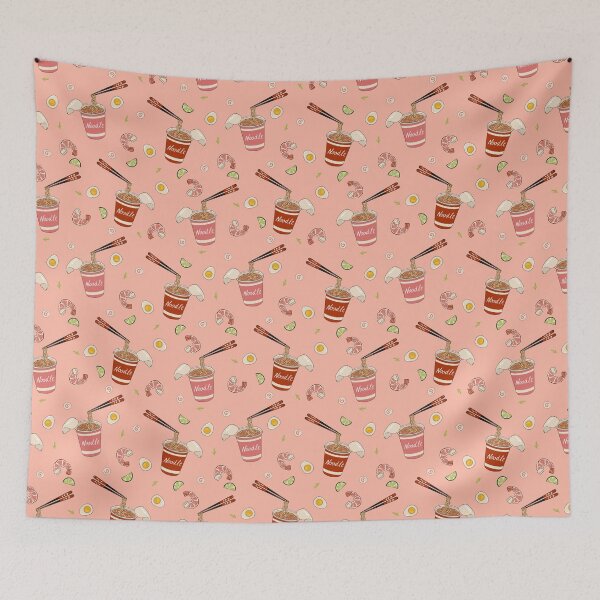Item preview, attern with instant noodles designed and sold by burbura.