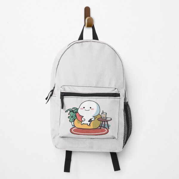 Item preview, White Pentol Chilling On Sofa And Drinking Boba Tea designed and sold by malconerh.