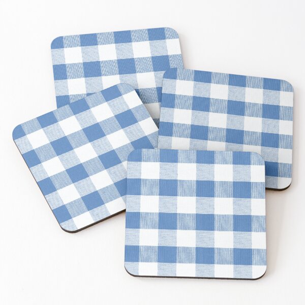 Item preview, Deep Palace Blue gingham designed and sold by coverinlove.