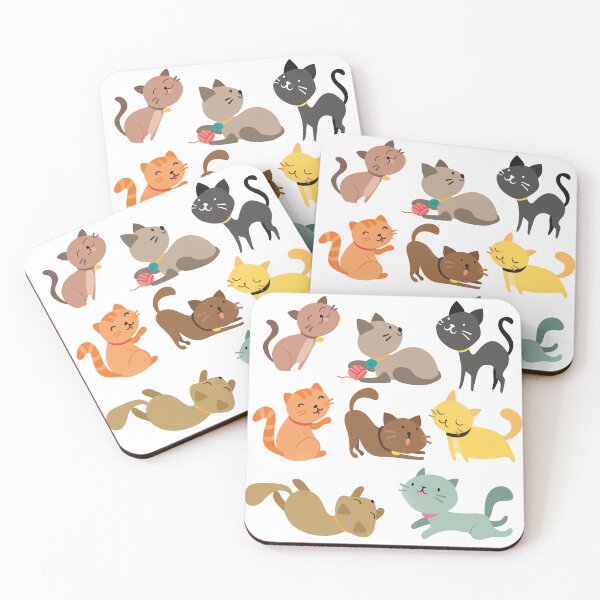 Item preview, Cute Cat Sticker Pack designed and sold by ismailmaaji.