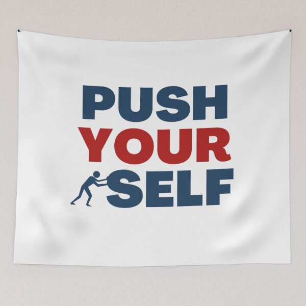 Item preview, Push Your Self  designed and sold by Aadiimanavv.
