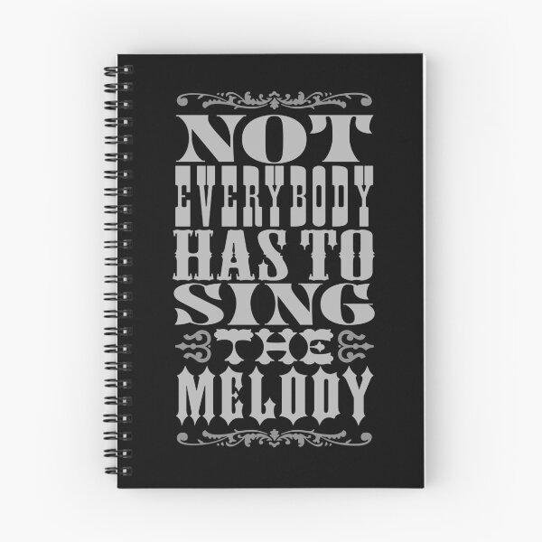 Item preview, Not everybody has to sing the melody v.4 designed and sold by x1brett.