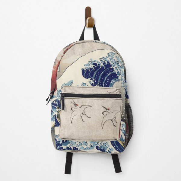 Item preview, The Great Wave off Kanagawa in a japanese dawn red sun designed and sold by Cordiality.