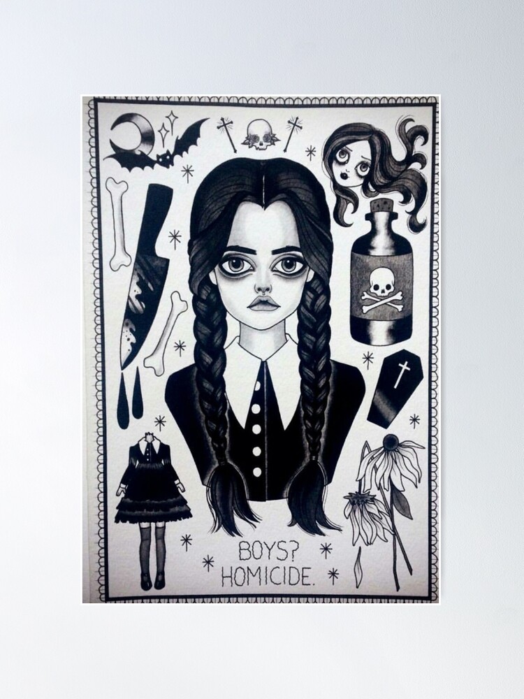 WEDNESDAY ADDAMS LOGO - NETFLIX