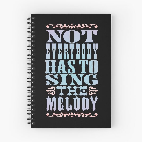 Item preview, Not everybody has to sing the melody v.5 designed and sold by x1brett.