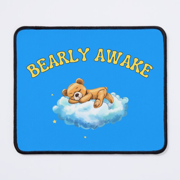 Item preview, Bearly Awake Sleeping Teddy Bear designed and sold by to-esu.
