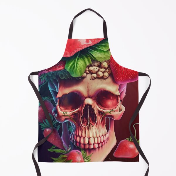 Item preview, skull with strawberries designed and sold by IA-Power.