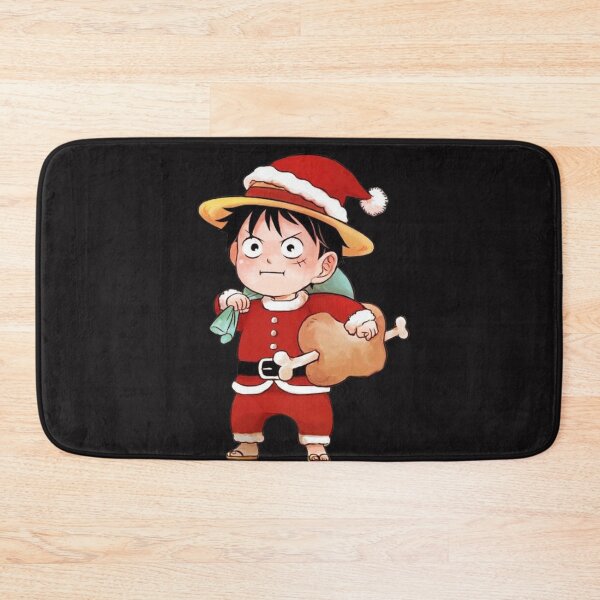 Item preview, anime christmas one piece luffy designed and sold by FROMmetoyou1.