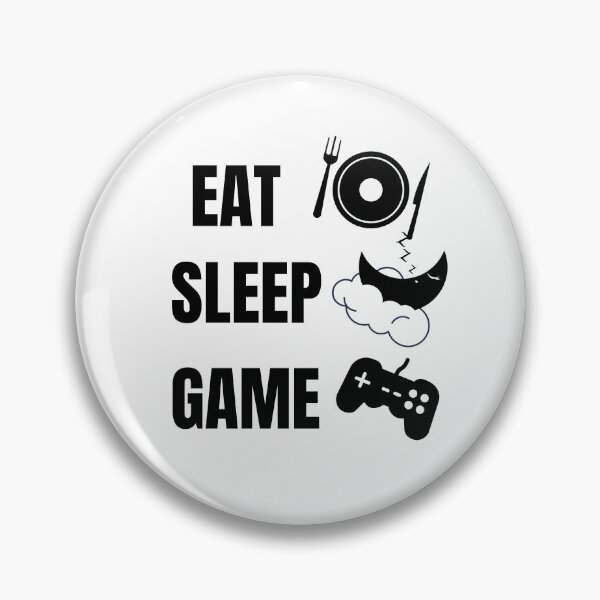 Item preview, eat sleep game designed and sold by aimadbro.