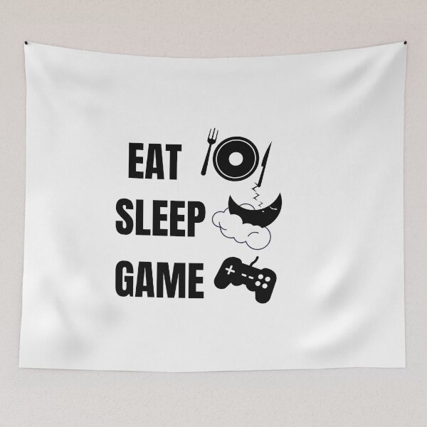 Item preview, eat sleep game designed and sold by aimadbro.
