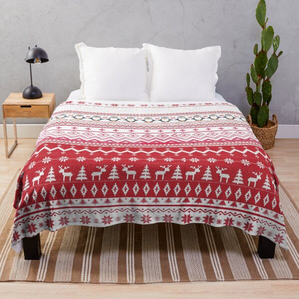 Item preview, Christmas Knitted Texture Knitted Christmas Seamless Pattern  designed and sold by Apkdesigner.