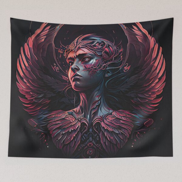 Item preview, Archangel Camael Illustration designed and sold by OccultDreams.