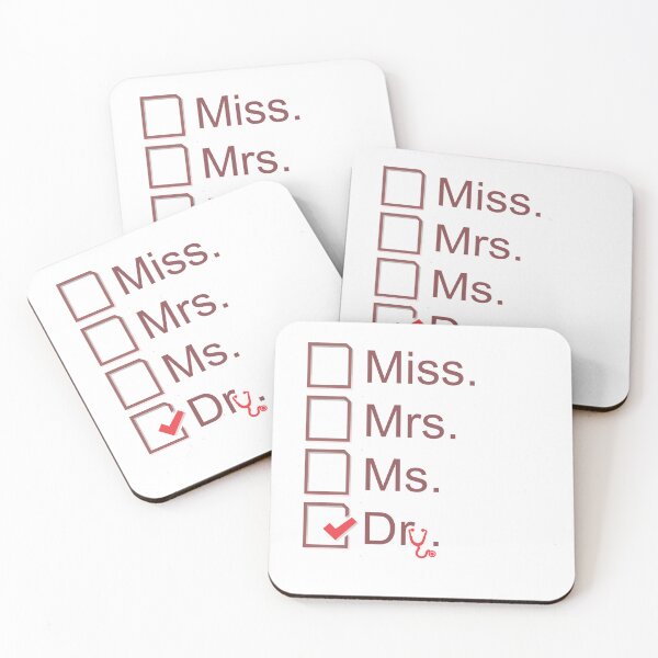 Artikelvorschau, Miss Mrs Ms Dr Checkliste Arzt meme entworfen und verkauft von LilaDiams.