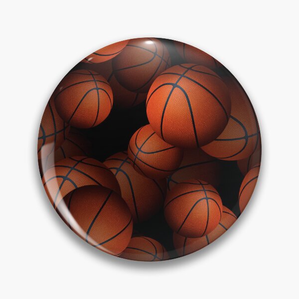 Item preview, 3D look basketballs pattern designed and sold by katzdzynes.