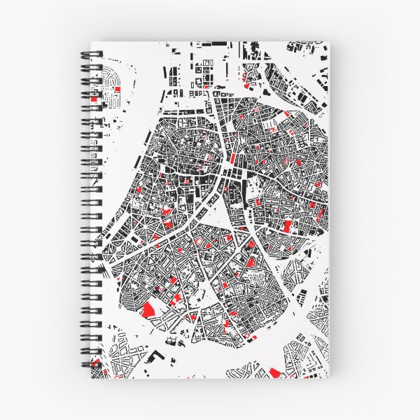 Item preview, Copie de Map of Anvers, Belgium,  with its schools in color designed and sold by jean-nicolas.