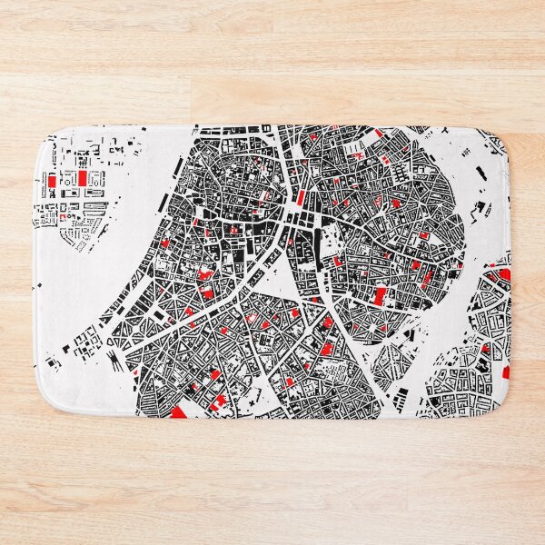 Item preview, Copie de Map of Anvers, Belgium,  with its schools in color designed and sold by jean-nicolas.