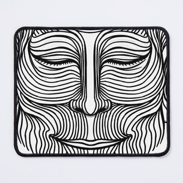 Item preview, peace meditation buddha/mahavir tattoo designed and sold by Blue Bouy.