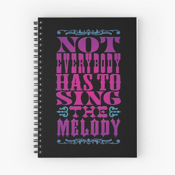Item preview, Not everybody has to sing the melody v.8 designed and sold by x1brett.