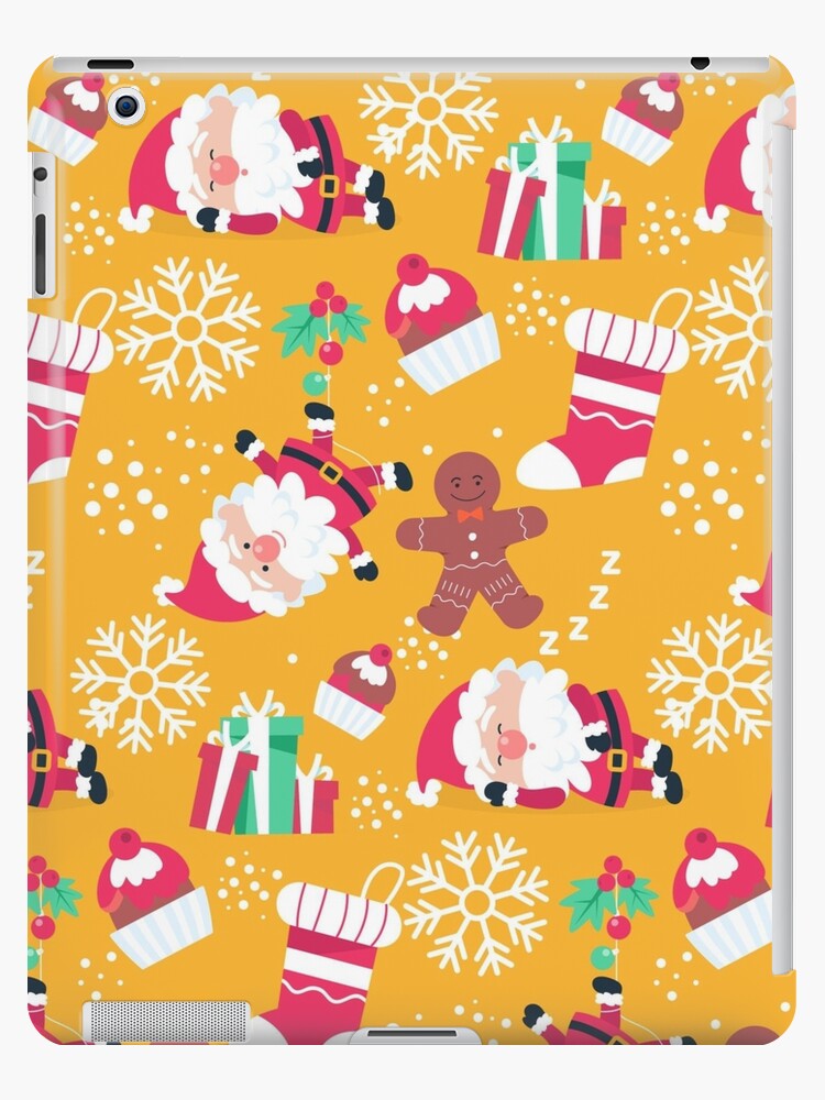 Coque et skin adhésive iPad for Sale avec l'œuvre « Papier peint esthétique  de Noël » de l'artiste warmbubble