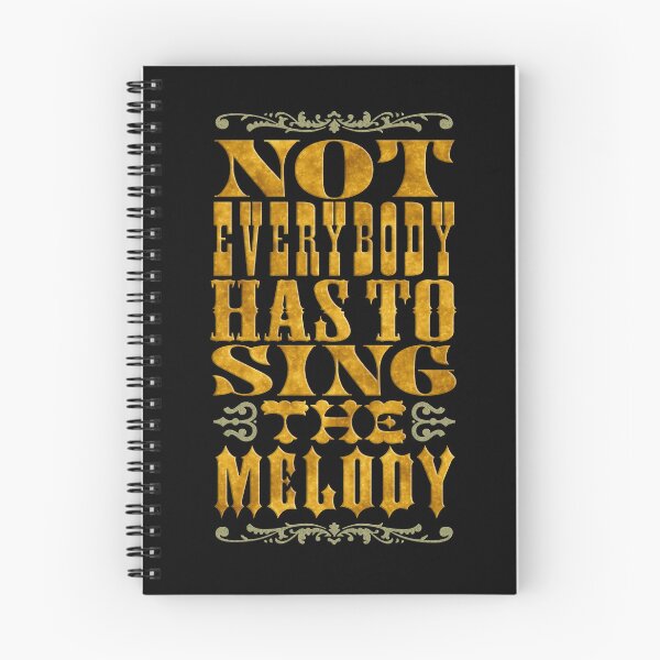 Item preview, Not everybody has to sing the melody v.10 designed and sold by x1brett.