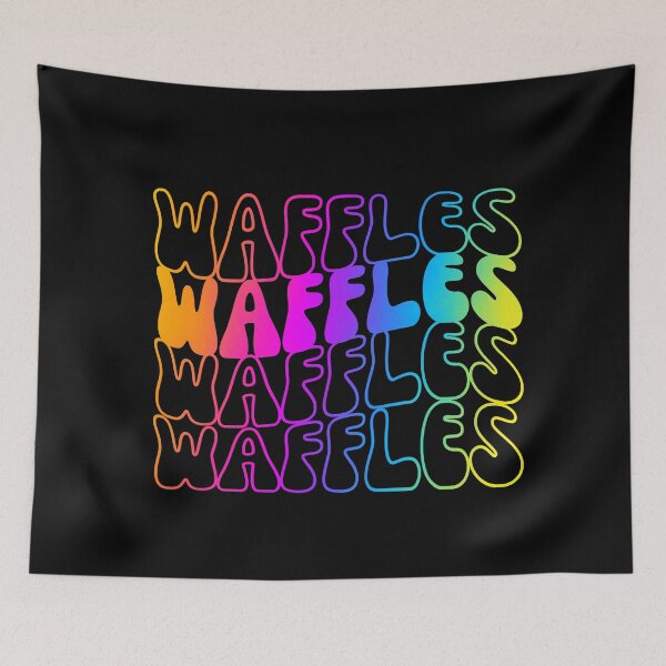 Item preview, Cute Waffle Lover Saying Retro designed and sold by SunfullyYours.