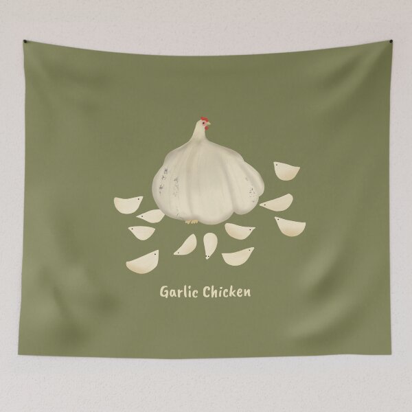 Item preview, Garlic Chicken (green) designed and sold by jvcoart.