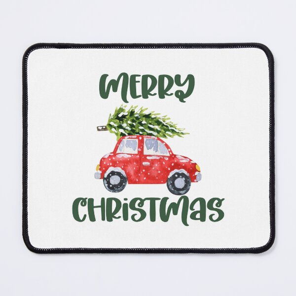 Item preview, Watercolor Christmas Car, Merry Christmas designed and sold by AlfabetDesign.