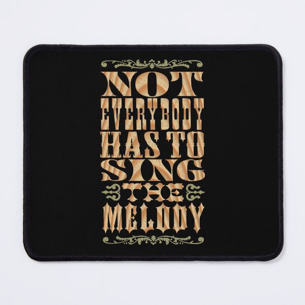 Item preview, Not everybody has to sing the melody v.11 designed and sold by x1brett.