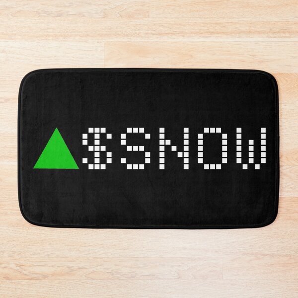 Item preview, Snowflake Inc. - SNOW - Stock Ticker Green - White Font designed and sold by frankyou.
